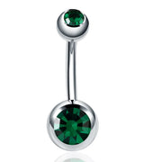1PC/Lot Surgical Steel Belly Bar Piercings Navel Earrings Gemed Goth Belly Button Rings Piercing Ombligo Sexy Body Jewelry Women