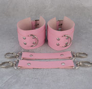 European Punk Lady Leather Non Mainstream Binding Hand Baked Bracelet Punk Gothic Creative Trend Bondage Bracelet