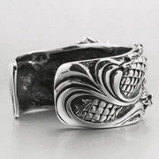 Punk Heavy Metal Carved Dragon Bracelet Charm Men\'s Wide Bracelet Gothic Motorcycle Rider Rock Party Jewelry Gift