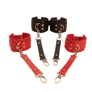 European Punk Lady Leather Non Mainstream Binding Hand Baked Bracelet Punk Gothic Creative Trend Bondage Bracelet