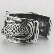 Punk Heavy Metal Carved Dragon Bracelet Charm Men\'s Wide Bracelet Gothic Motorcycle Rider Rock Party Jewelry Gift