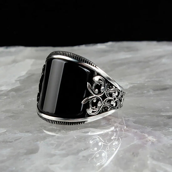 Gothic Skull Ring For Men Charm Gold Silver Color Buddha Letter Single Ring Hiphop Rock Viking Ring Man Accessories Sieraden