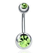 1PC/Lot Surgical Steel Belly Bar Piercings Navel Earrings Gemed Goth Belly Button Rings Piercing Ombligo Sexy Body Jewelry Women