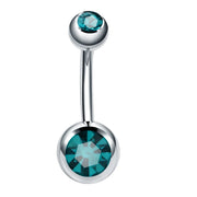 1PC/Lot Surgical Steel Belly Bar Piercings Navel Earrings Gemed Goth Belly Button Rings Piercing Ombligo Sexy Body Jewelry Women
