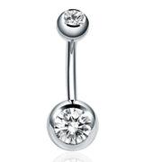 1PC/Lot Surgical Steel Belly Bar Piercings Navel Earrings Gemed Goth Belly Button Rings Piercing Ombligo Sexy Body Jewelry Women