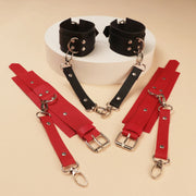 European Punk Lady Leather Non Mainstream Binding Hand Baked Bracelet Punk Gothic Creative Trend Bondage Bracelet