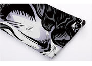 Qickitout New Arrival Women Leggings Sexy Girl With Roses Printed Leggings Gothic Fitness Workout Leggings Mid Waist Pants S-4XL