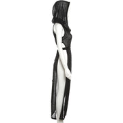 AltGoth Coquette Dark Gothic Sexy Dress Women Vintage Y2k Cyberpunk See Through Cut Out Split High Waist Knitted Hooded Dress
