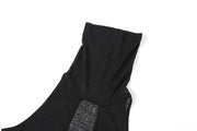 AltGoth Coquette Dark Gothic Sexy Dress Women Vintage Y2k Cyberpunk See Through Cut Out Split High Waist Knitted Hooded Dress