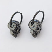 1 pair of stylish men's earrings with Gothic personality