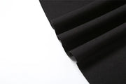 Gothic Mermaid Trumpet Skirt for Women Darkwear Sexy Hollow Out High Waist Slim Fit Fishtail Half Skirt Female Patchwork