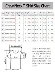 2025 T-shirt Men's and Women's Gothic Printed Cotton Short Sleeve Collar Hip-Hop Streetwear High Quality Comfortable Casual Top