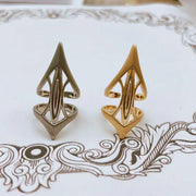 Gothic Unisex Cyber Punk Ring for Women Man Copper Metal Jewelry Hip-Hop Rock Party Street Rings Accessories Handmade Gift