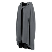 Winter Cloak Hooded Trench Coat Women Gothic Cape Women Trench Coat Open Front Cardigan Jacket Coat Cape Cloak Poncho Plus