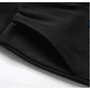 Men's Gothic Dark Style Black and Red Printed Jogging Pants Loose Straight Leg Pants Gothic Street Style Geometric Patterns