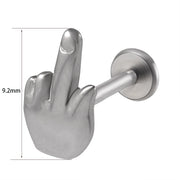 1PC Punk Gothic Labret Surgical Steel Ear Lip Studs Tragus Helix Cartilage Lobe Earrings Women Man Body Piercing Jewelry