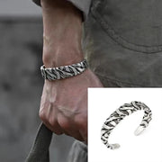 Gothic Style Silver Color Skull Chain Bracelet for Men Rock Party Jewelry Biker Bracelet Gift
