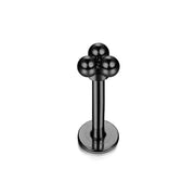Drperfect Tragus Piercing Jewelry for Women Men Helix Cartilage Conch Earring Nose Stud Stainless Steel Medusa Labret Lip Ring