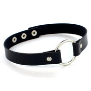 Harajuku Punk Rock Gothic Choker Necklace Women Sexy PU Leather Heart Lock Key Spike Collar Chocker Gothic Cosplay Accessories