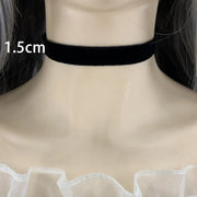 Gothic Style Black Velvet Choker Necklaces Rope Women Tattoo Necklace Neck Decoration Short Chocker Jewelry On The Neck Collar