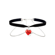 Gothic Style Choker Necklace For Women Personalized Lace Rose Blossom Neck Chain Niche Lolita Neck Accessory Halloween Jewelries