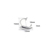 Stainless Steel Gothic Sharp Teeth Lip Clip for Women Men Punk Non Piercing Fake Body Piercing Halloween Jewelry Accessories