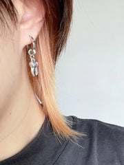 Little Baby Teeth, Dark Gothic Teeth, Willow Stud Earrings, Ear Buckles, Retro Y2k Hot Girl, Sweet and Cool, Niche Instagram
