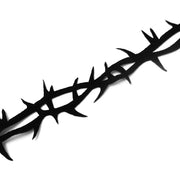 Gothic Black Lace Velvet Thorn Necklace for Women Fashion Punk Choker Necklace Halloween Party Chokers Necklaces Jewelry Gifts