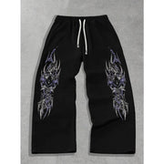 Men's Loose Gothic Dark Style Outdoor Casual Sport Leggings – The Ultimate Choice for Campus Fashion Pairing Trousers