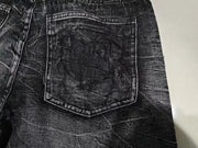 2025 New Gothic Retro Oversized Baggy Fit Unisex Mopping Pants Y2K  High Street Spider Embroidered Patch Hip Hop Streetwear