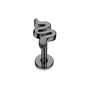 Drperfect Tragus Piercing Jewelry for Women Men Helix Cartilage Conch Earring Nose Stud Stainless Steel Medusa Labret Lip Ring