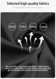 Men's Loose T-shirt with Gothic Back Print Pattern, Black and White Soft Round Neck, Street Style Casual Short-sleeved