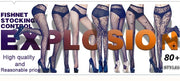 Woman Girls Gothic Cartoon Fishnet Stockings Snake Kuromies Skull Socks Mesh Tights Panties Lolita Plus Size Pantyhose Leggings