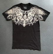 2000s Gothic T shirt Suffering Skeleton Print Top Y2K Angel Hip Hop Harajuku Street Plus Size Loose T shirt Fashion Clothing