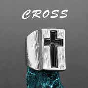 Gothic Ring for Men's Fashion Trend Punk Rock  Accessories Jewelry Gift