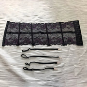 Gothic Laides High Waist Sexy Garter Belt Breathable Lace Shaping Suspender Belt Pole Dance Exotic Lingerie Party Costumes