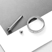 1Pair Gothic Stainless Steel Round Straight Barbells Industrial Nipple Piercing Sexy Ladies Nipple Simple Body Piercing Jewelry