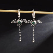 Gothic Full Skull Hoop Earrings Ghost Head Hypoallergenic Earrings Men\'s Cool Punk Rock Trend Jewelry