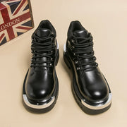 Men's boots Fashion autumn and winter styles Work and Party business office Outdoor Trendy Streets high top leather shoes