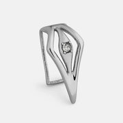 Gothic Geometric Beast Tooth Metal No Piercing Lip Clip Ear Clip For Men Women Party Cosplay Individuality Face Accessories