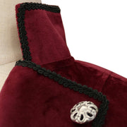 Gothic velvet Victorian jacket revival clothing for men, Christmas steampunk vintage tailcoat medieval coat.