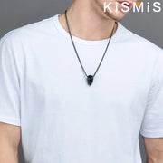 Gothic Skull Necklace for Men Women Stainless Steel Pendant Chain Halloween Jewelry Gift Gold Silver Black Plated