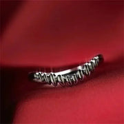 Gothic Dark Red Y2K Cross Star Stone Rings for Women Goth Moon Star Blue Butterfly Crystal Ring Egirl Colorful Opal Ring Jewelry