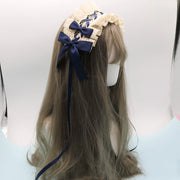 Lovely Bowknot Sweet Lolita Lace Flower Hair Hoop Anime Maid Cosplay Headband Headwear Accessory Hand Made Wholesale