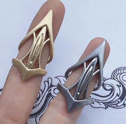 Gothic Unisex Cyber Punk Ring for Women Man Copper Metal Jewelry Hip-Hop Rock Party Street Rings Accessories Handmade Gift
