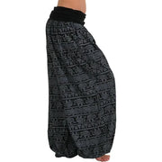 Women's Personality GeometricCasual Loose Printed Pants Comfortable Casual Women's Wide Leg Haren Pants Pants