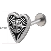 1PC Punk Gothic Labret Surgical Steel Ear Lip Studs Tragus Helix Cartilage Lobe Earrings Women Man Body Piercing Jewelry