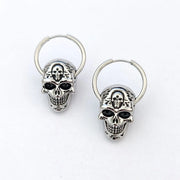 1 pair of stylish men's earrings with Gothic personality