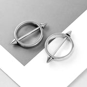 1Pair Gothic Stainless Steel Round Straight Barbells Industrial Nipple Piercing Sexy Ladies Nipple Simple Body Piercing Jewelry