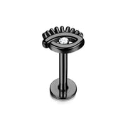 Drperfect Tragus Piercing Jewelry for Women Men Helix Cartilage Conch Earring Nose Stud Stainless Steel Medusa Labret Lip Ring